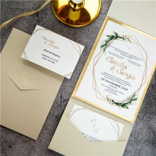 Pocket Fold Einladungen zur Hochzeit WPFA2115