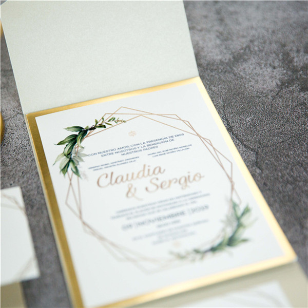 Pocket Fold Einladungen zur Hochzeit WPFA2115