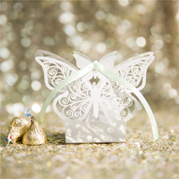 Lasercut Schmetterling Schachteln zur Hochzeit WSBC0001