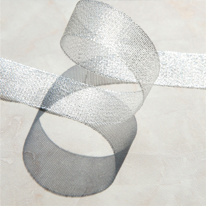 2cm Glitter Band Gold & Silber Dekoration CKSD01