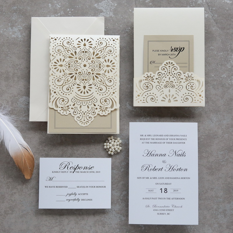 Hochzeitskarten Pocket DPL0002 von Melissa Nini