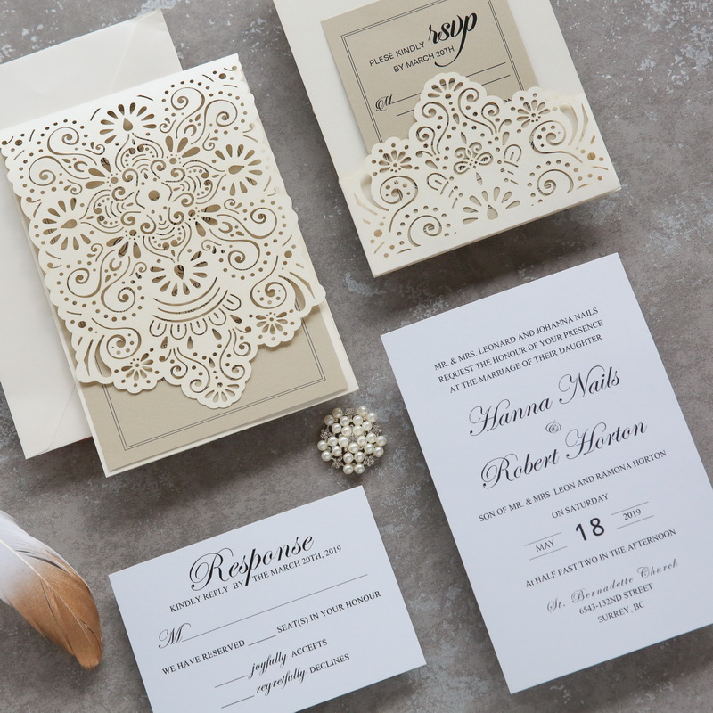 Hochzeitskarten Pocket DPL0002 von Melissa Nini