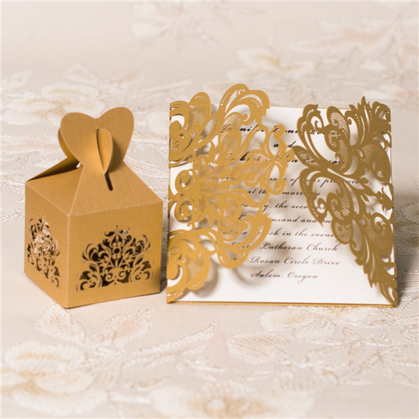 Lasercut Schachteln Hochzeit WBC0001