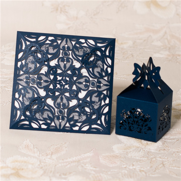 Lasercut Schachteln Hochzeit WBC0005