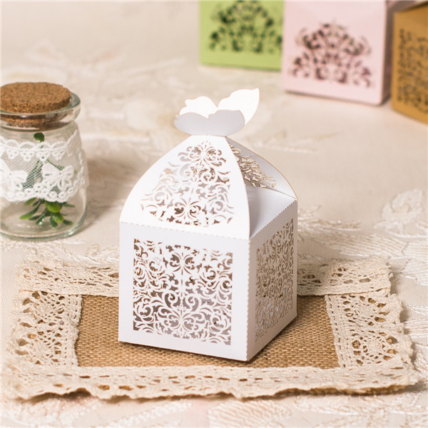 Lasercut Schachteln Hochzeit WBC0010