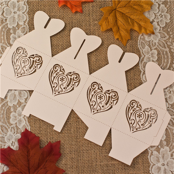 Lasercut Schachteln Hochzeit WBC0013