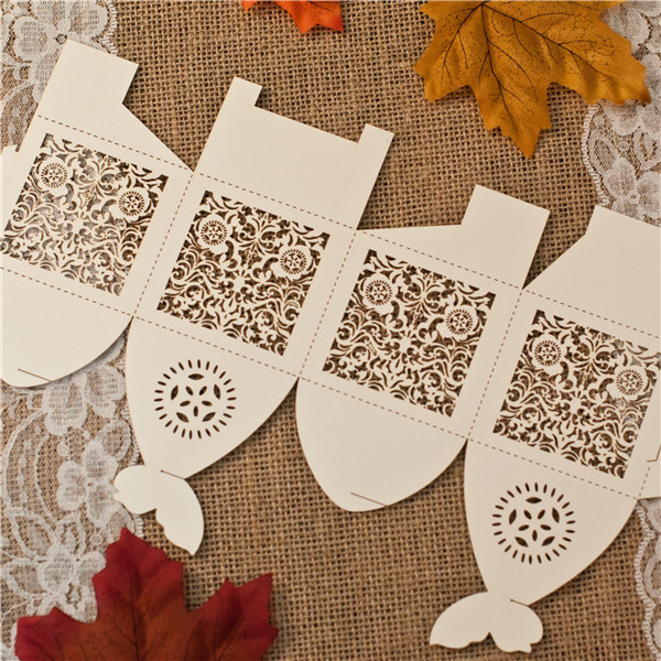 Lasercut Schachteln Hochzeit WBC0017