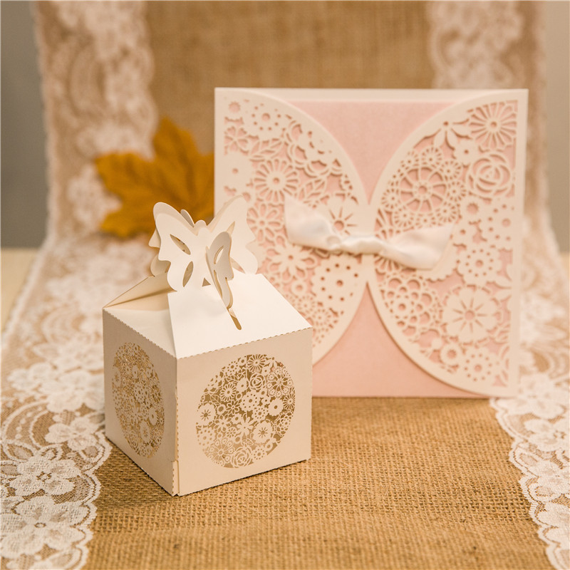 Lasercut Schachteln Hochzeit WBC0019