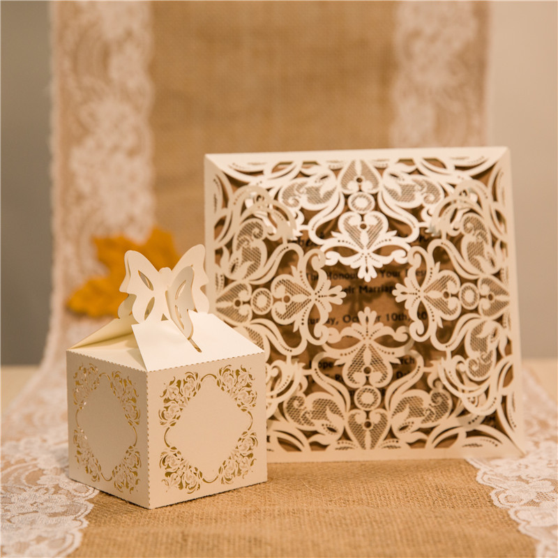 Lasercut Schachteln Hochzeit WBC0021