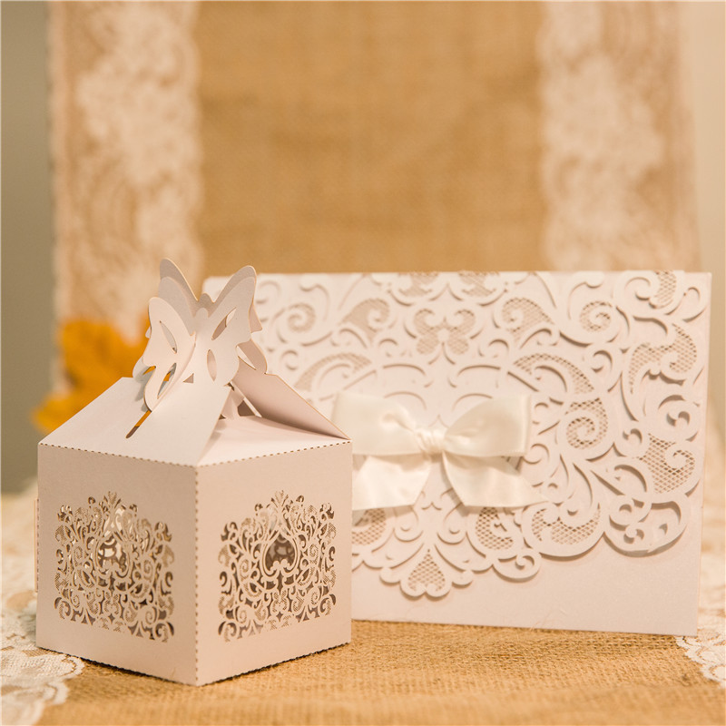 Lasercut Schachteln Hochzeit WBC0025