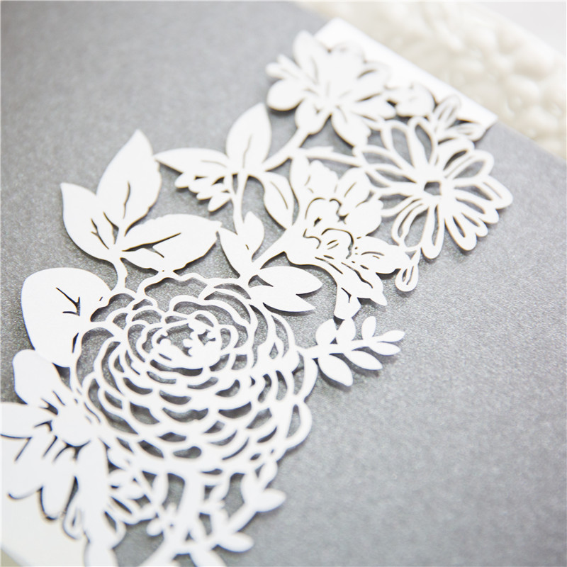 Lasercut Banderole Rose WBL0008