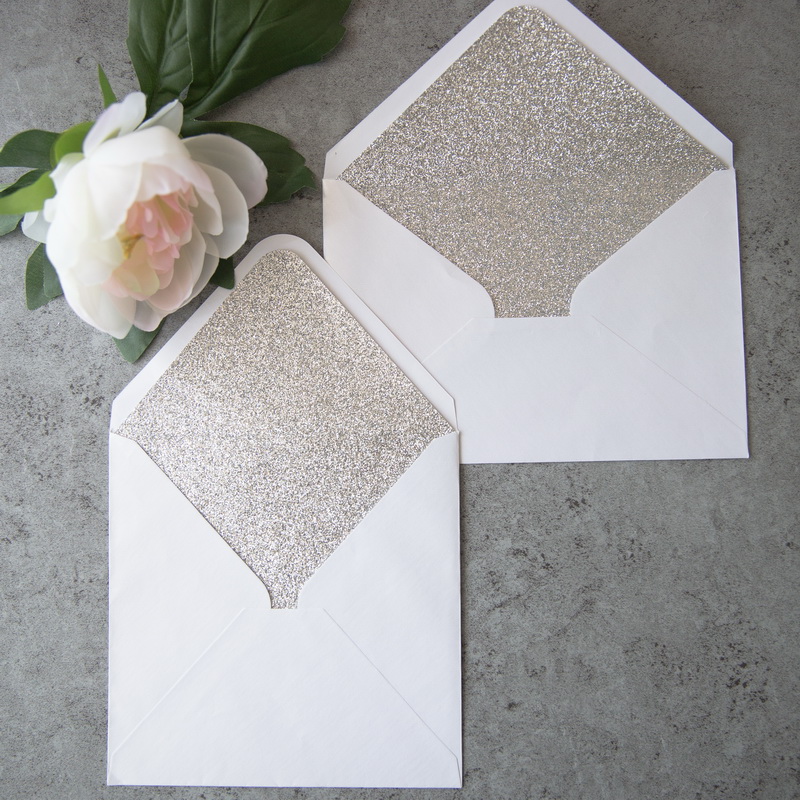 120g Umschlag Liner Glitter Papier WEL01/WEL02