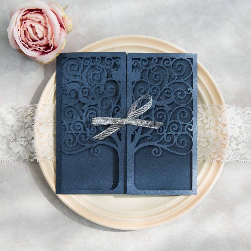 Lasercut Hochzeit Baum Einladungen WPL0169