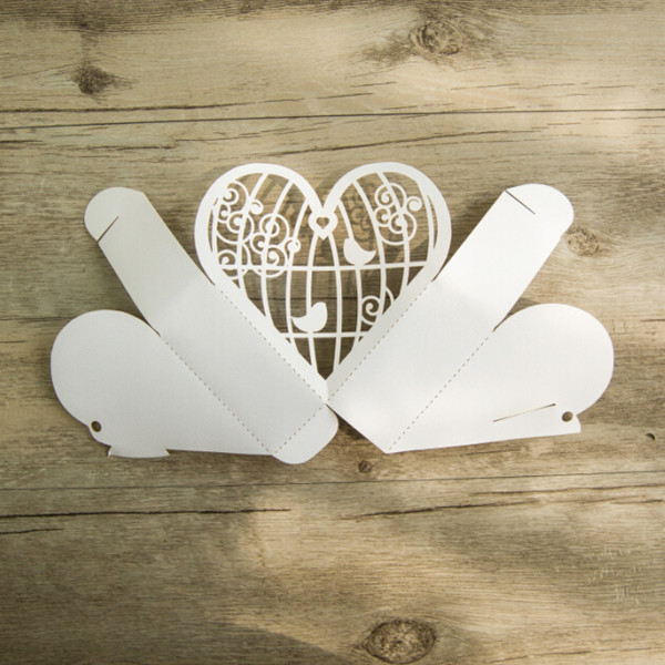 Lasercut Herz & Voegel Schachteln zur Hochzeit WSBC0002 - zum Schließen ins Bild klicken
