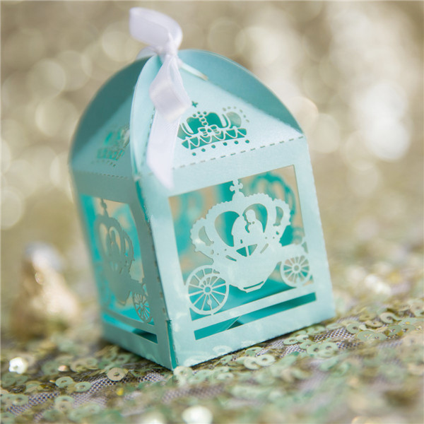 Cinderella Lasercut Schlitten Schachteln zur Hochzeit WSBC0004 - zum Schließen ins Bild klicken