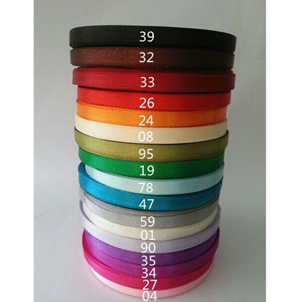 Bunte Farben 0.6cm Satin Band XSD0001